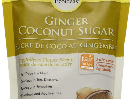 Organic Fair Trade Ginger Coconut Sugar For Sale