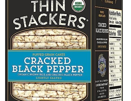 Cracked Black Pepper Thin Stackers For Sale