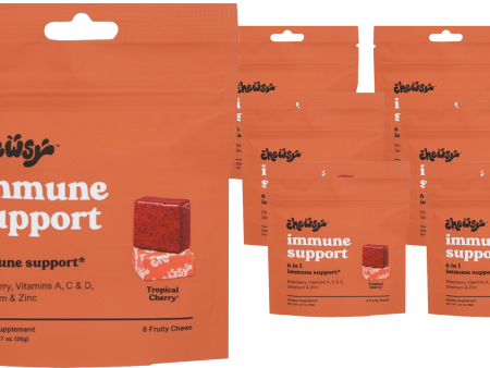 Cherry 6-in-1 Immune Support Fruity Chews (6 Pack) Online Sale