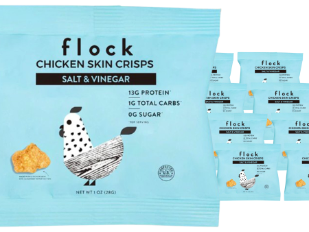 Salt & Vinegar Chicken Skin Chips (8 Pack) Discount