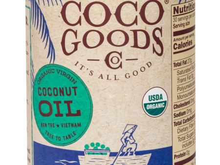 Organic Virgin Coconut Oil - 30 oz Cold Pressed Discount