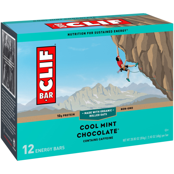 Mint Chocolate with Caffeine Energy Bars (12 CT) Online Hot Sale