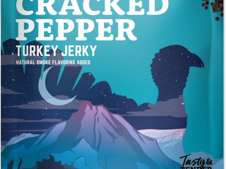 Cracked Pepper Turkey Jerky Bites (Large Pack) - Low Carb, Healthy High Protein Snacks Discount