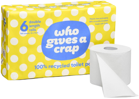 100% Recycled Toilet Paper (6 Pack) For Discount