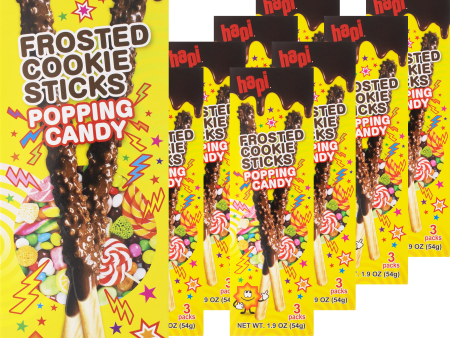 Popping Candy Frosted Cookie Sticks (8 Pack) Hot on Sale