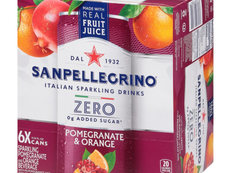 Zero Grams Added Sugar - Pomegranate & Orange (6 Pack) For Cheap