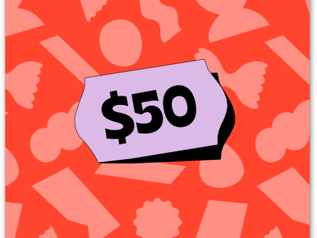 $50 Martie Gift Card Online Sale