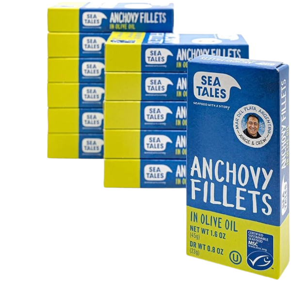 Anchovy fillets in Olive Oil (12 Pack) Online now