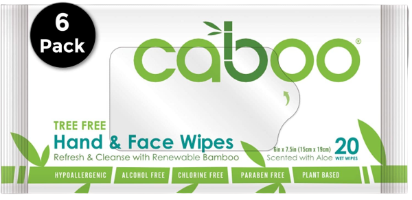 Bamboo Wet Wipes (6 Pack) Online now