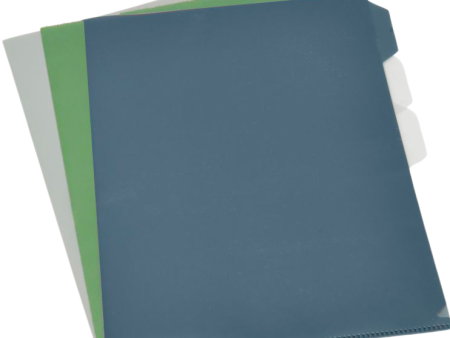 Document File Folders 8.3 in X 11.7 in (3 CT) Green, Blue and Grey Online now