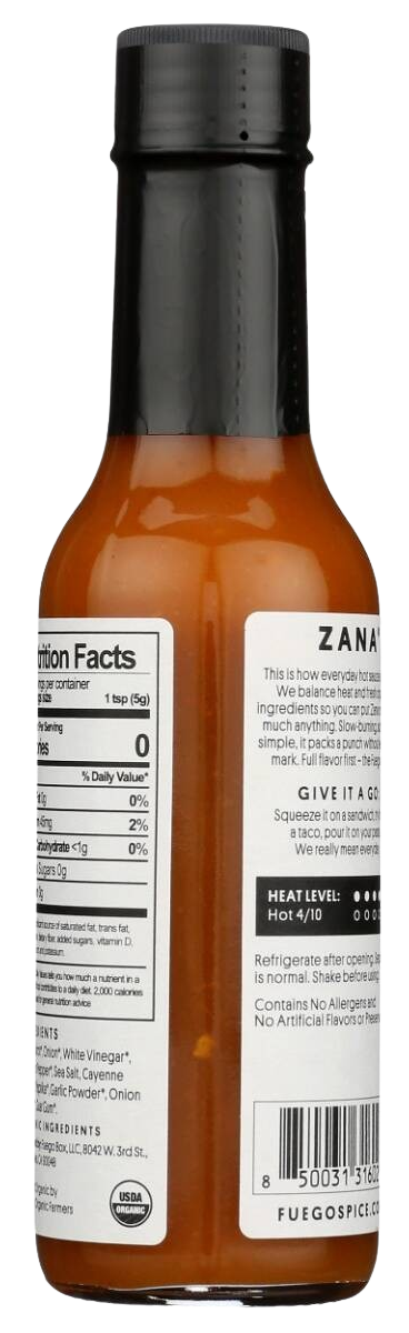 Zana Organic Hot Sauce on Sale