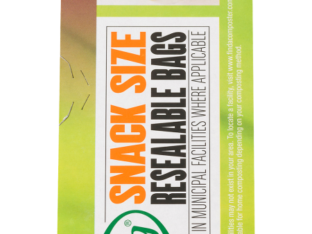 Compostable Resealable Snack Bags (30 Ct) Hot on Sale