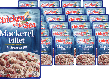 Mackerel Fillet In Soybean Oil (24 Pack) on Sale