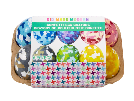 Confetti Egg Crayons (set of 6) on Sale