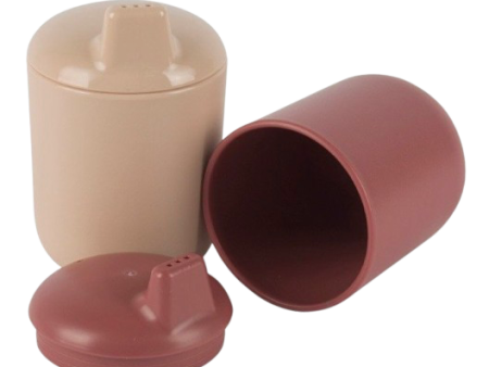 BIO Sippy Cup Set - Ruby Red Tan Hot on Sale