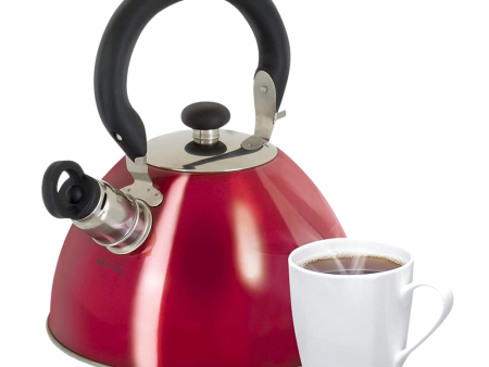 Morbern Whistling Stovetop Tea Kettle (1.8 QT) For Sale