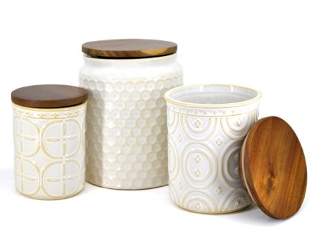 La Petite Cuisine Textured Canisters Sale