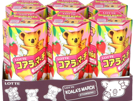 Small Koala Strawberry Cookies (6 pack) Fashion