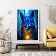 Diamond Painting - Blauer Wolf Discount