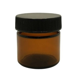 Ointment Jar with black Lid 25 - 500ml For Sale