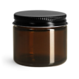 Ointment Jar with black Lid 25 - 500ml For Sale