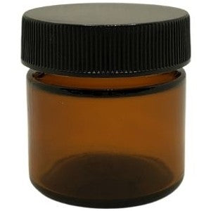 Ointment Jar with black Lid 25 - 500ml For Sale