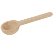 Coffee scoop round beechwood For Discount