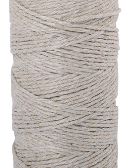 Flax yarn, 55 m organic replacement roll Online now