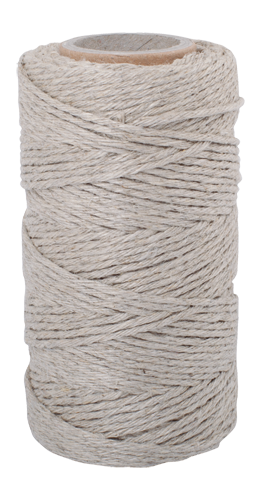 Flax yarn, 55 m organic replacement roll Online now