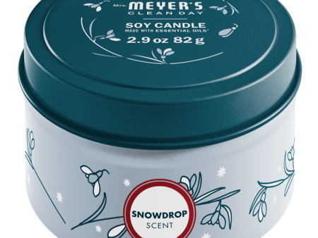 Snowdrop Tin Candle Online Hot Sale