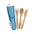 Bamboo Utensils for Kids in a Pouch Sale