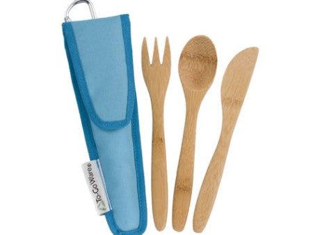 Bamboo Utensils for Kids in a Pouch Sale