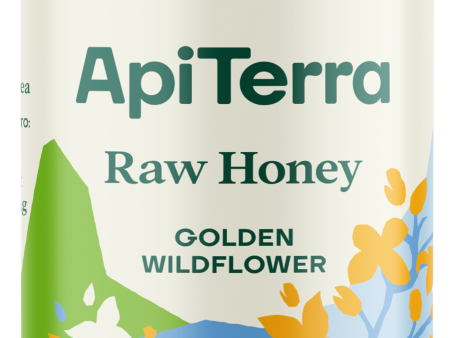 100% Pure Raw Honey Golden Wildflower Hot on Sale