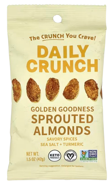 Turmeric + Sea Salt Sprouted Almonds (8 Pack) Hot on Sale