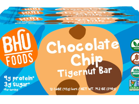 Chocolate Chip Tigernut Bar (12 Pack) Discount