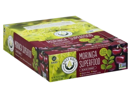 Black Cherry Moringa Superfood Energy Bar (12 CT) Online Sale