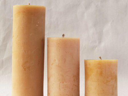 Beeswax Pillar Candle Online now