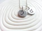 Two Initial Necklace | Typewriter Key Initials Sale