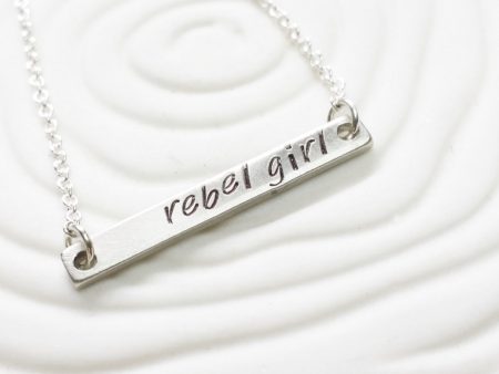 Itty Bitty Bar Necklace | Personalized ID Bar Necklace Sale