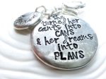 She Turned Her Can ts Into Cans and Her Dreams Into Plans | Swivel Clip Keychain Discount