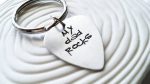 My Dad Rocks | Guitar Pick Keychain For Sale