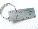 Thank You For Helping Me Grow | Teacher s Gift Keychain Discount