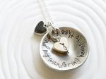 Bind My Wandering Heart To Thee | Bible Verse Necklace | Couples Necklace on Sale