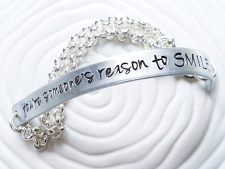 You re Someone s Reason To Smile | Half Cuff Bracelet Supply