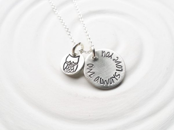 Itty Bitty Owl Always Love You Necklace | Owl Jewelry For Discount