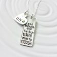 And Though She Be But Little She Is Fierce | Inspirational Quote Necklace | Shakespeare Discount