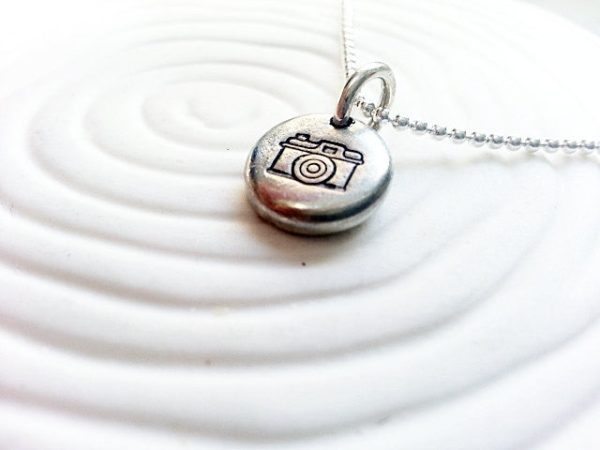 Vintage Camera Necklace | Pebble Jewelry on Sale