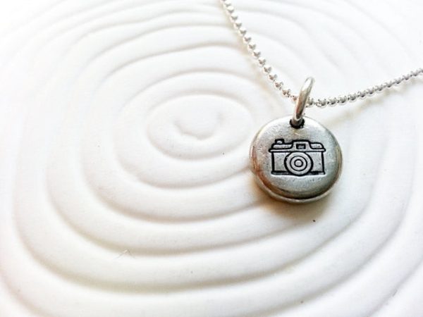 Vintage Camera Necklace | Pebble Jewelry on Sale