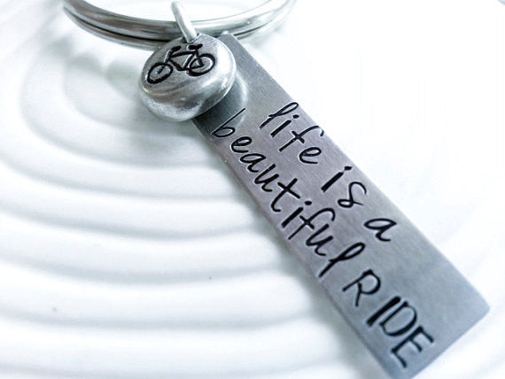 Life is a Beautiful Ride | Bicycle Keychain Sale