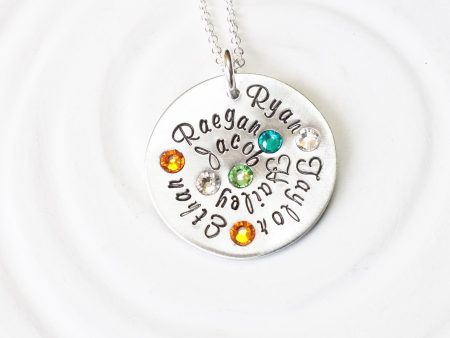 Grandmother s Necklace | Birthstone Name Necklace | Mother s Necklace Cheap